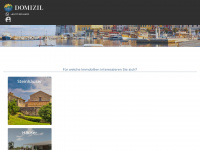 domizil-immobilien.de Webseite Vorschau