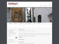 dom-report.de Webseite Vorschau