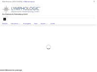 lymphologic.de Webseite Vorschau