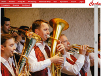 blaskapelle-ceska.at Webseite Vorschau