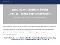 dpsg-groebenzell.de Webseite Vorschau