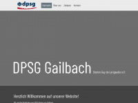 dpsg-gailbach.de Webseite Vorschau