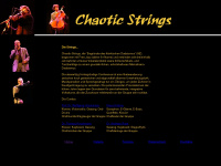 chaotic-strings.de Webseite Vorschau
