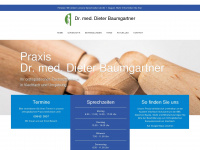 dr-baumgartner.de Webseite Vorschau