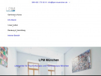 lpm-muenchen.de Webseite Vorschau