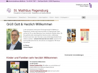 st-matthaeus-regensburg.de Webseite Vorschau