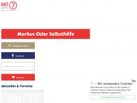 morbus-osler.de Webseite Vorschau