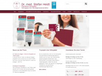 dr-heidt.de Webseite Vorschau
