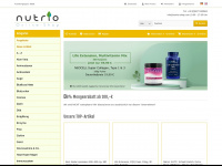 nutrio-shop.com Webseite Vorschau