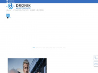 dronik-arbeitsschutz.de Webseite Vorschau
