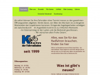 klein-der-fahrradladen.de Webseite Vorschau