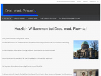 dr-plewnia.de Webseite Vorschau