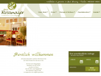 hotel-rossmayer.de Webseite Vorschau