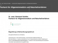 dr-schiller.de Webseite Vorschau