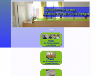 zahnarzt-lutz-berger.de Webseite Vorschau