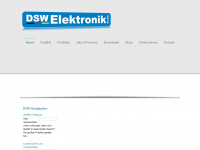 dsw-elektronik.de Webseite Vorschau