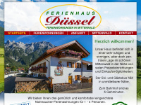 duessel-mittenwald.de Webseite Vorschau