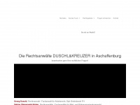 duschl-kreuzer.de Webseite Vorschau