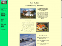 haus-barbara-hoehhof.de Webseite Vorschau
