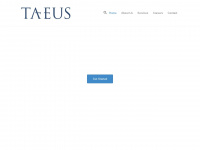 taeus.com Webseite Vorschau
