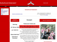 kulturforum-eckersdorf.de Webseite Vorschau