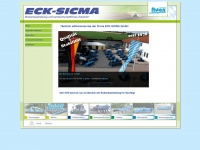 eck-sicma.com Webseite Vorschau