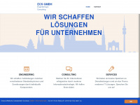 ecs-gmbh.com Webseite Vorschau