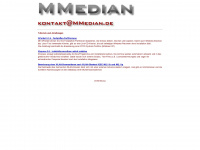 mmedian.de Webseite Vorschau
