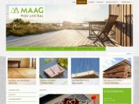 maag-holz.de Webseite Vorschau