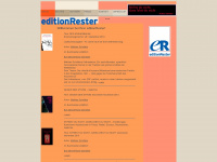 edition-rester.de Webseite Vorschau