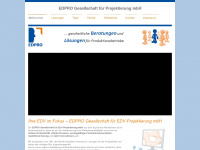 edpro-gmbh.com Webseite Vorschau