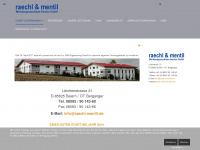 raechl-mentil.de Webseite Vorschau