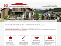 eggerbauer-immobilien.de Webseite Vorschau