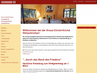kreuz-christi-kirche.de Webseite Vorschau