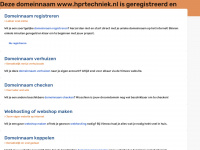 hprtechniek.nl Webseite Vorschau