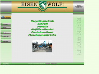 eisen-wolf.de Webseite Vorschau