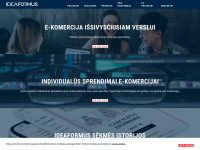 ideaformus.lt Webseite Vorschau