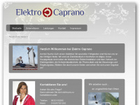 elektro-caprano.de Webseite Vorschau