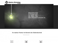 elektro-dirnhofer.de Webseite Vorschau