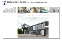 elektro-hartl.de Webseite Vorschau
