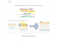 elektro-hoelzl.de Webseite Vorschau