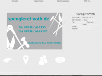 spenglerei-voth.de Webseite Vorschau