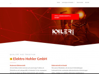 elektro-hohler.de Webseite Vorschau