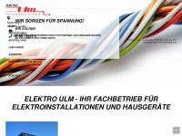 elektro-ulm.de Webseite Vorschau