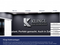 elektro-klingl.de Webseite Vorschau