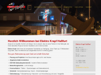elektro-krapf.de Webseite Vorschau