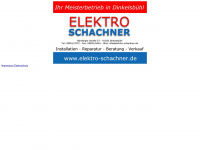 elektro-schachner.de Webseite Vorschau