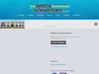 elektro-scheuermann.de Webseite Vorschau