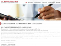 elektro-schneeberger.de Webseite Vorschau