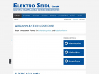 elektro-seidl.de Webseite Vorschau